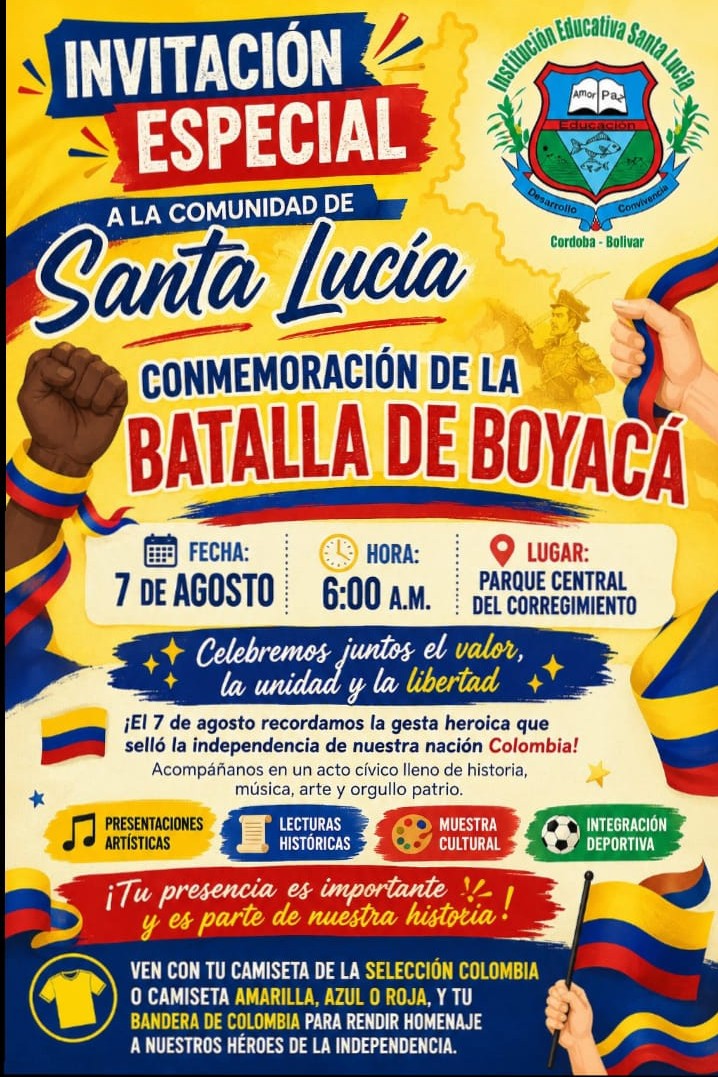 Conmemoración 07 de Agosto
